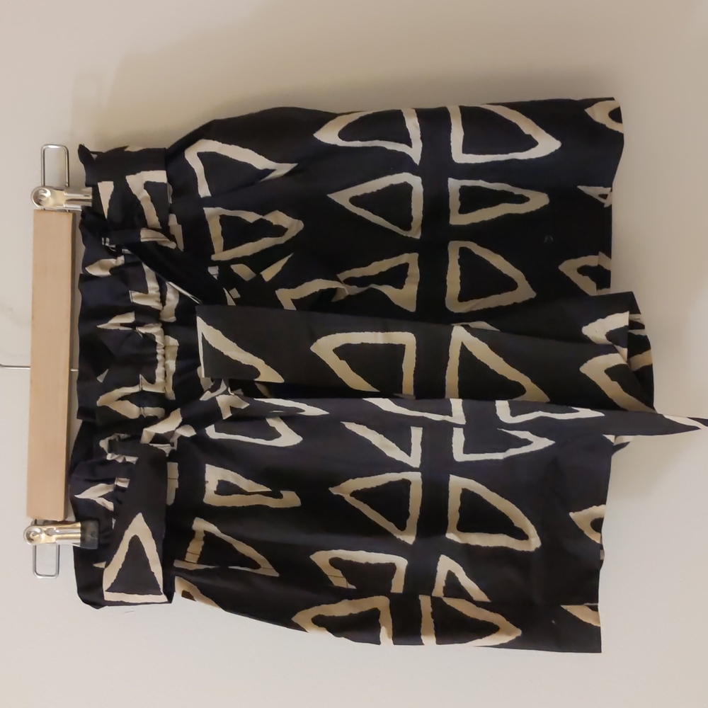 Anthropologie Corey Lynn carter cotton paperbag print tie waist shorts XS NWT